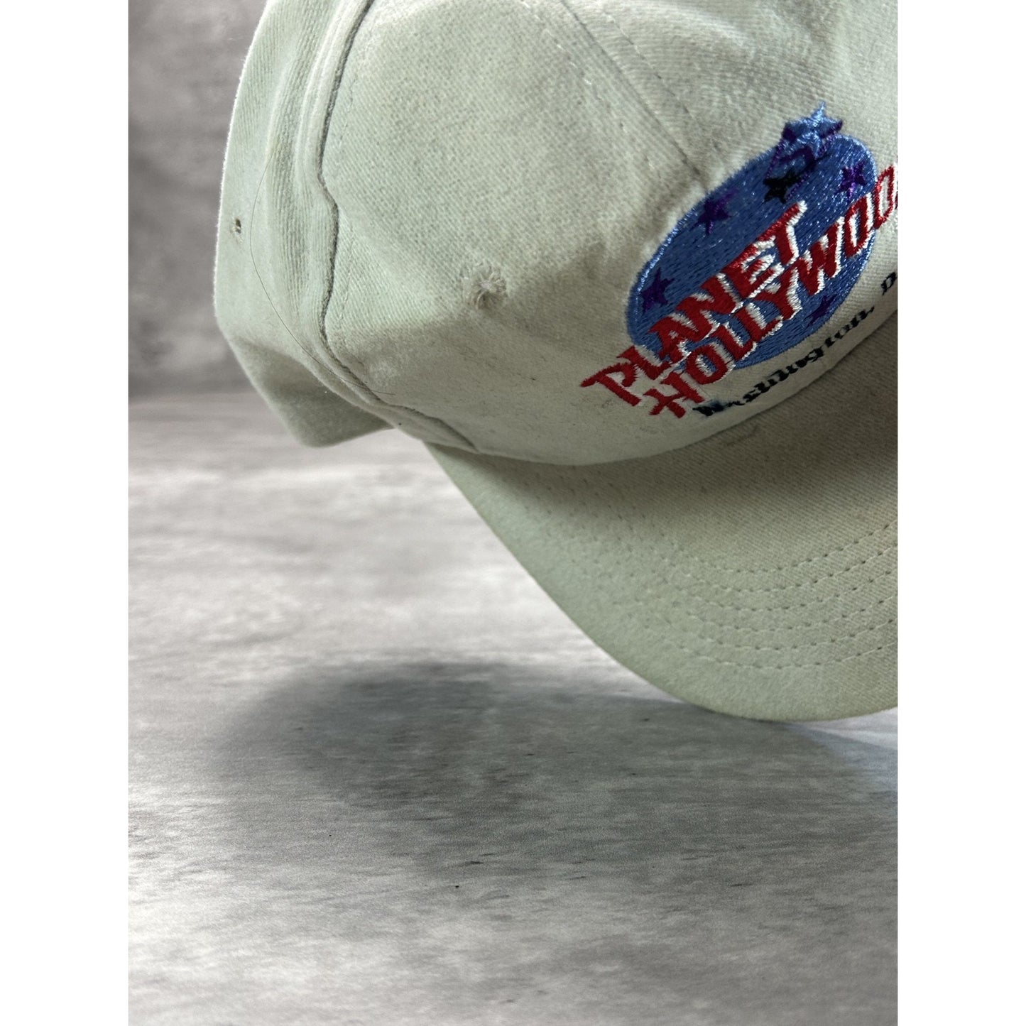 Vintage 90s Planet Hollywood Washington DC Destination Snapback Hat OSFA