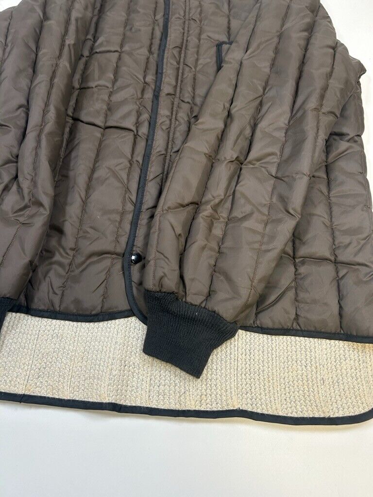 Vintage 80s Insulated Thermal Lined Full Zip Hunting Jacket Size XL Made USA