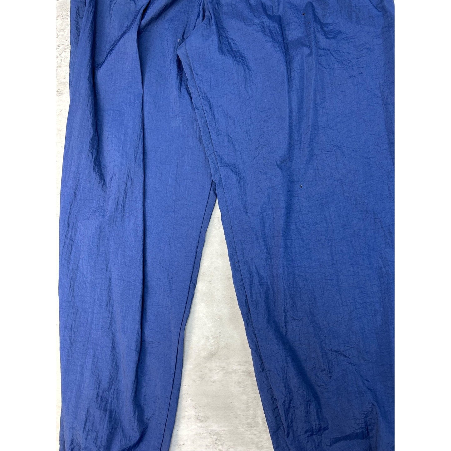 Vintage 90s Nike Tonal Embroidered Swoosh Nylon Track Pants Size Large