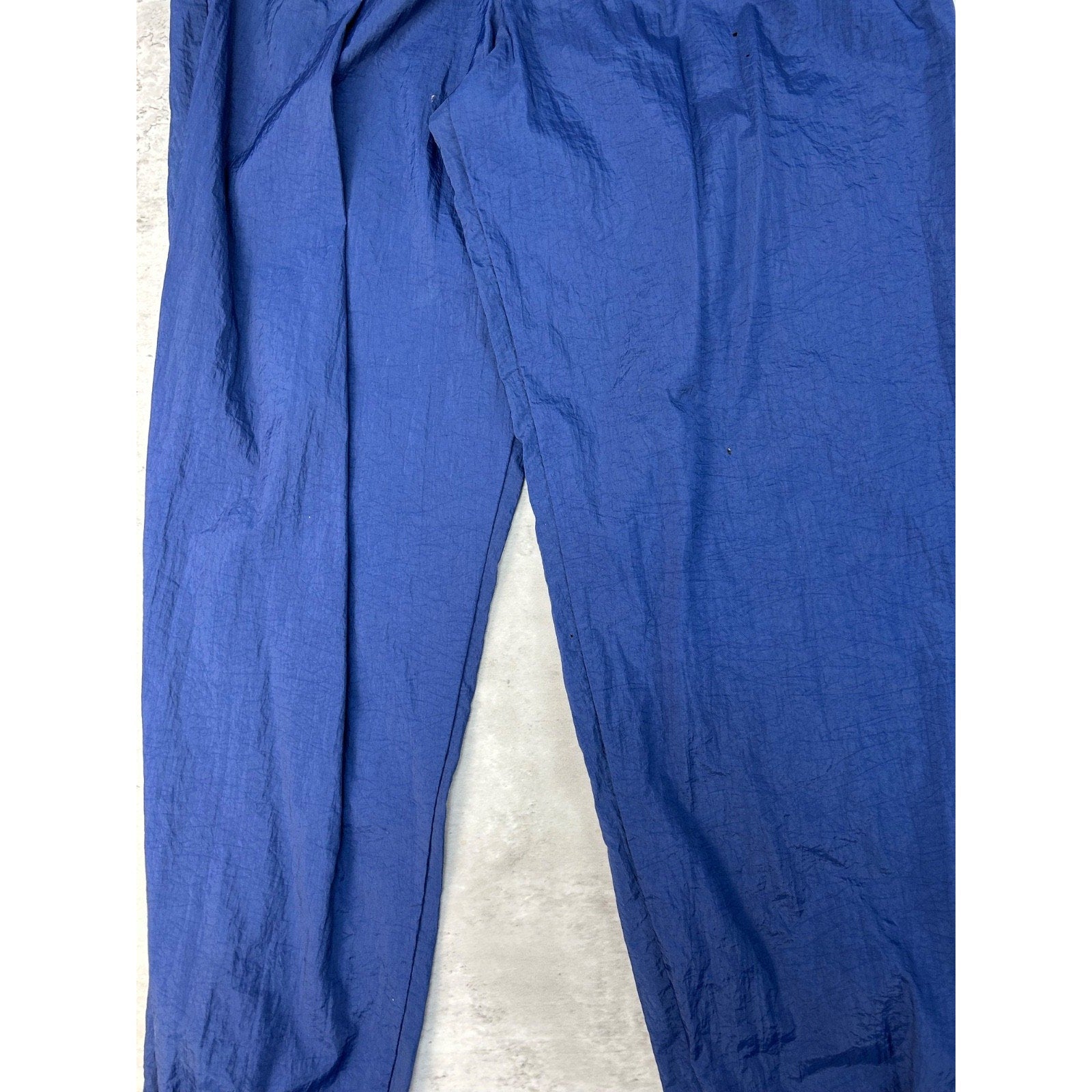 Vintage 90s Nike Tonal Embroidered Swoosh Nylon Track Pants Size Large