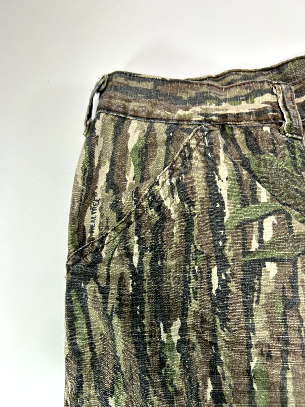 Vintage 90s Liberty Realtree Camo Cargo Ripstop Hunting Pants Size 34