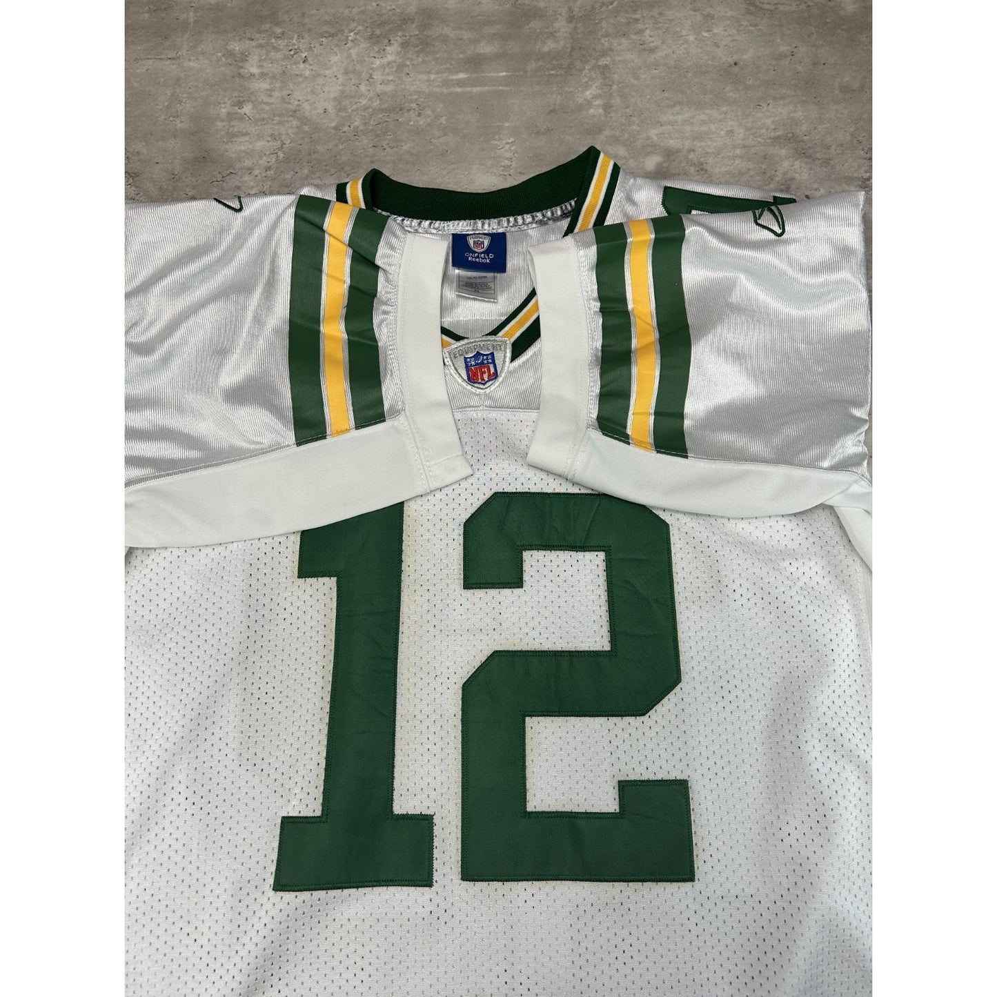 Aaron Rodgers #12 Green Bay Packers NFL Reebok Football Jersey Size Large