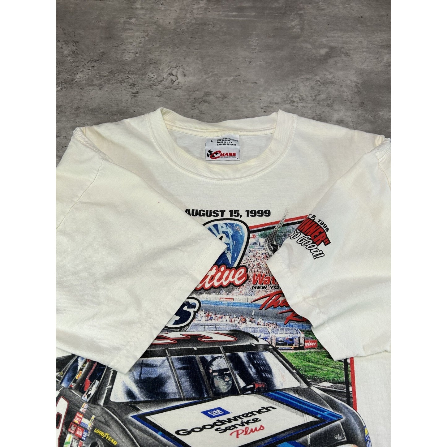 Vintage 1999 Dale Earnhardt #3 Nascar 600 Consecutive Starts T-Shirt Size Large