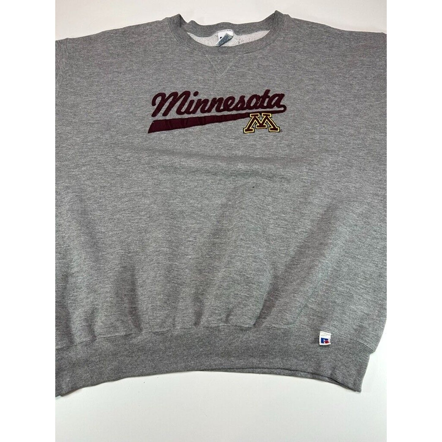 Vintage Minnesota Golden Gophers NCAA Script Spellout Sweatshirt Size XL