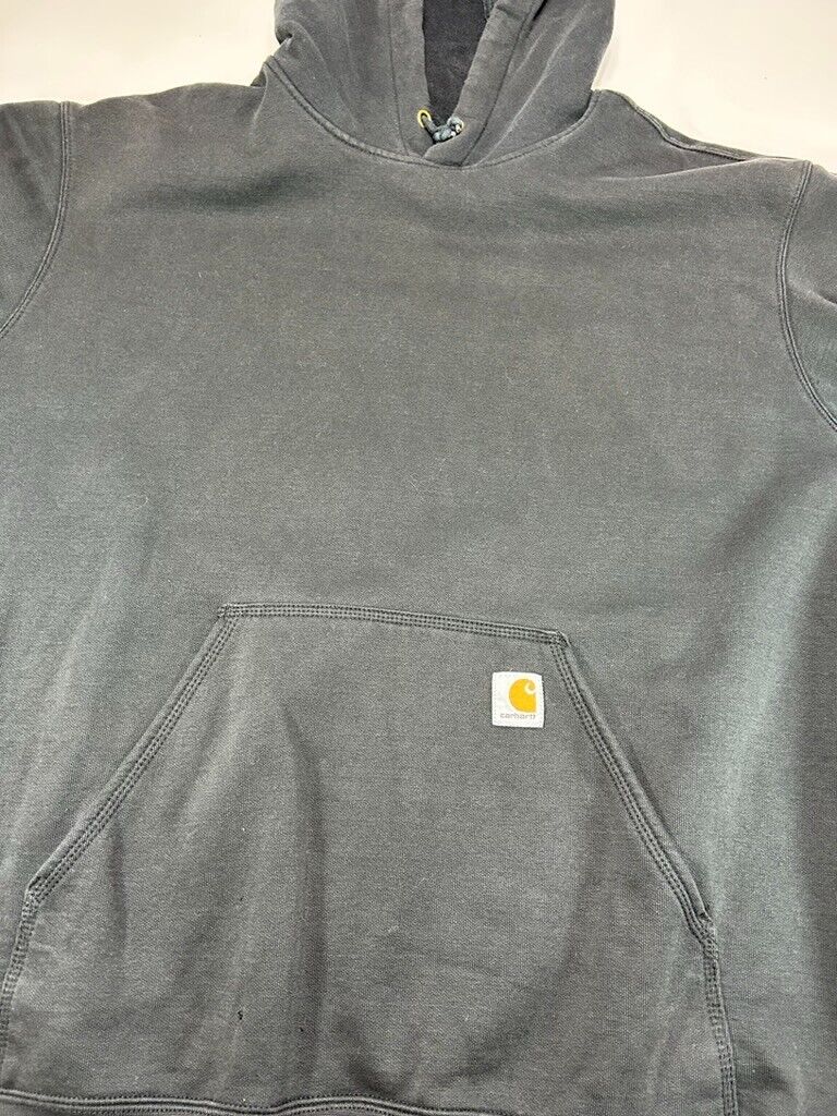 Carhartt Embroidered Patch Sleeve Spellout Workwear Sweatshirt Size 2XL