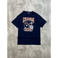 Vintage 80s Chicago Bears NFL Helmet Spellout Graphic Football T-Shirt Sz Medium