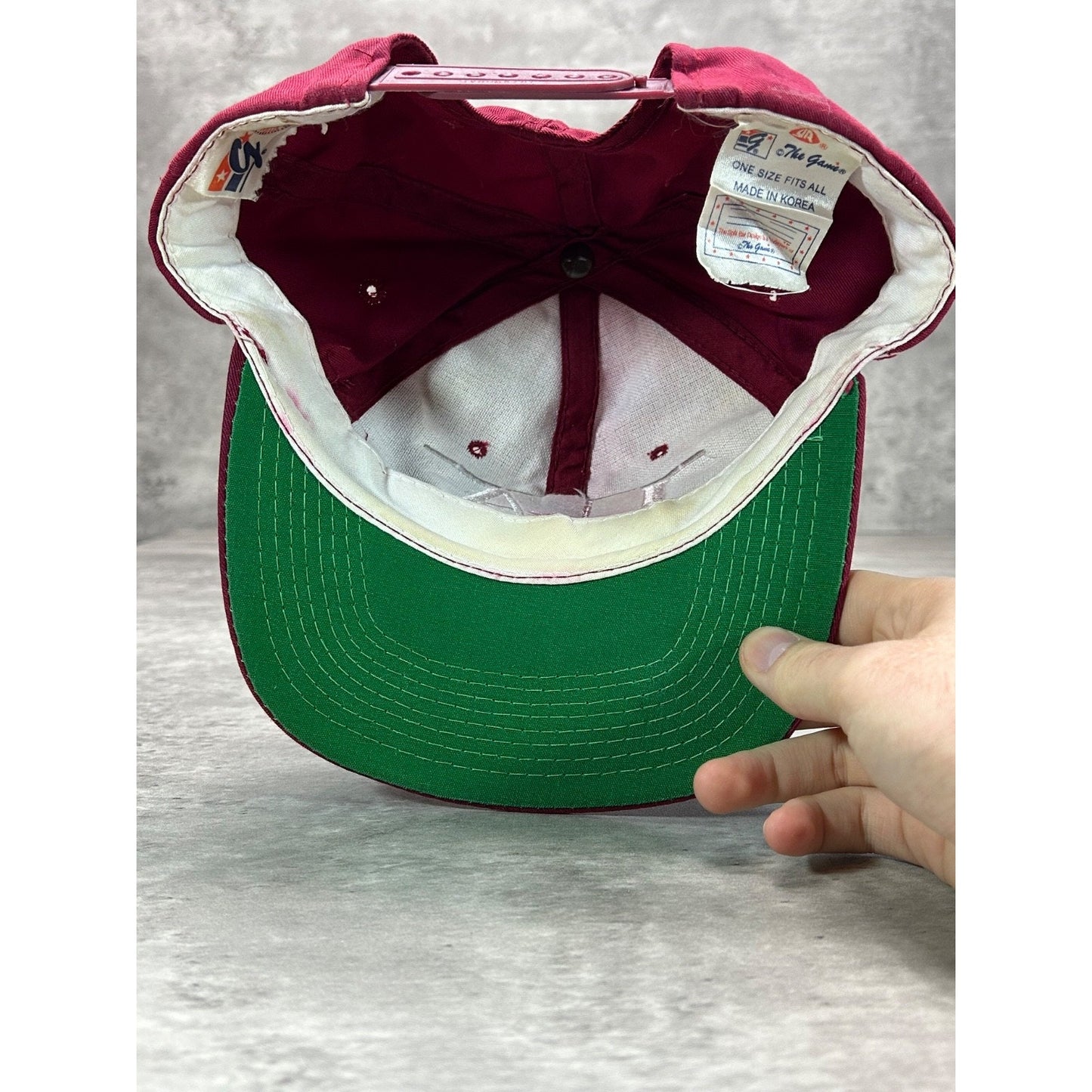 Vintage 90s University Of Alabama NCAA Embroidered Snapback Hat OSFA