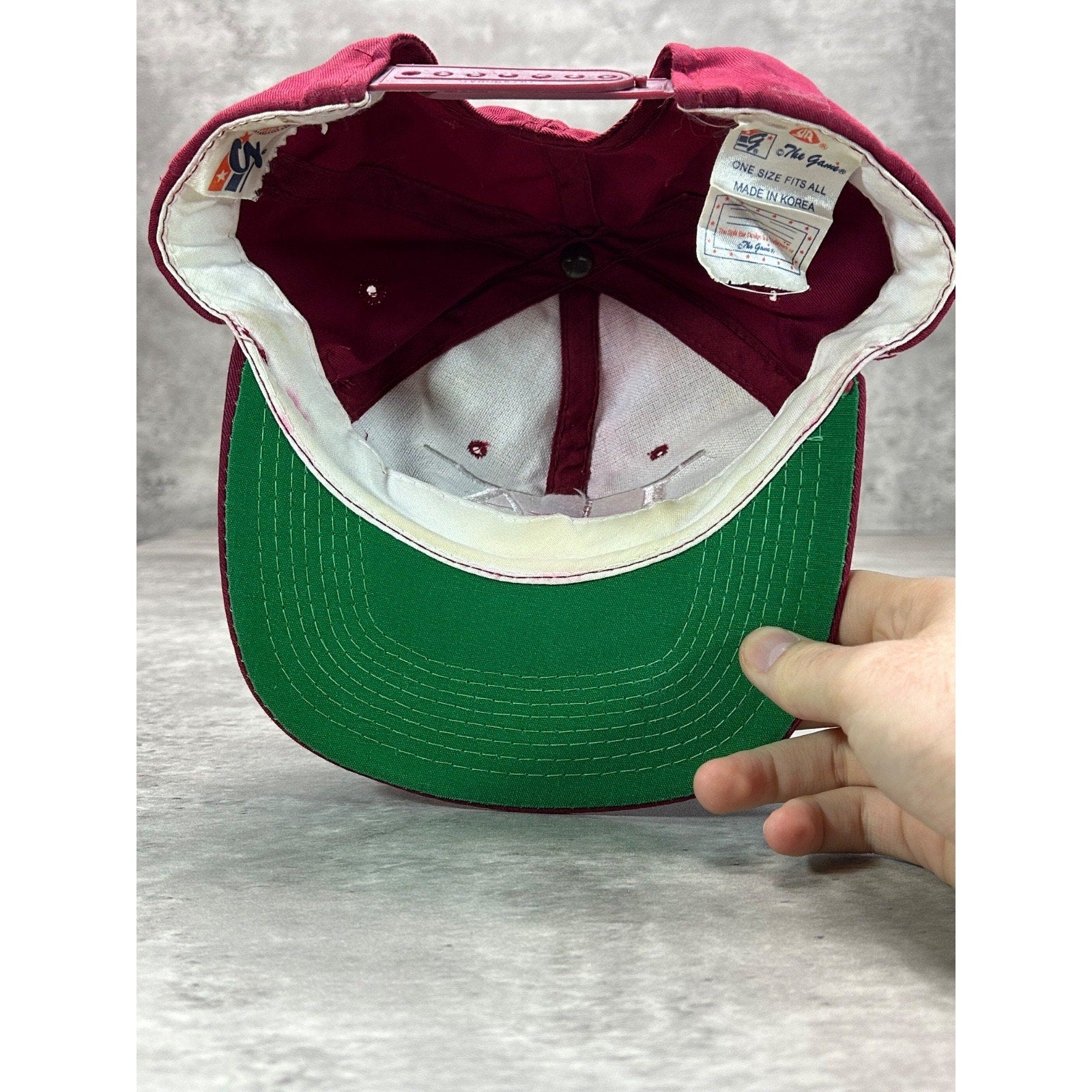 Vintage 90s University Of Alabama NCAA Embroidered Snapback Hat OSFA