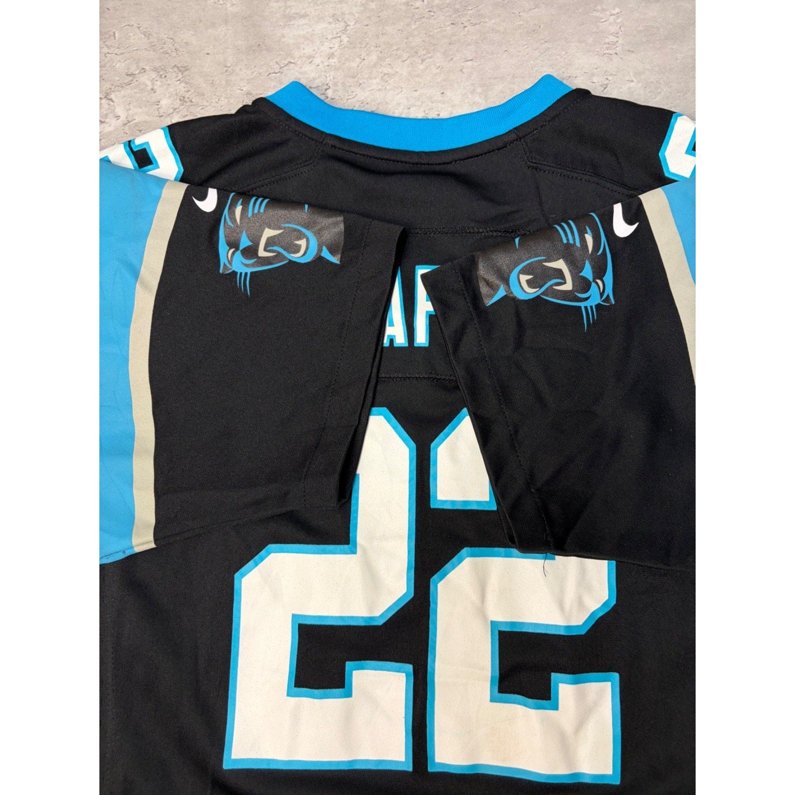 Christian McCaffrey #22 Carolina Panthers NFL Football Jersey Size XL YOUTH