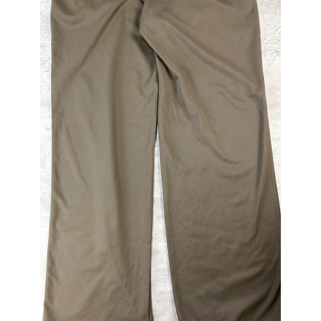 Vintage 2000s Womens Nike Embroidered Swoosh Logo Sweat Pants Size 35 Beige