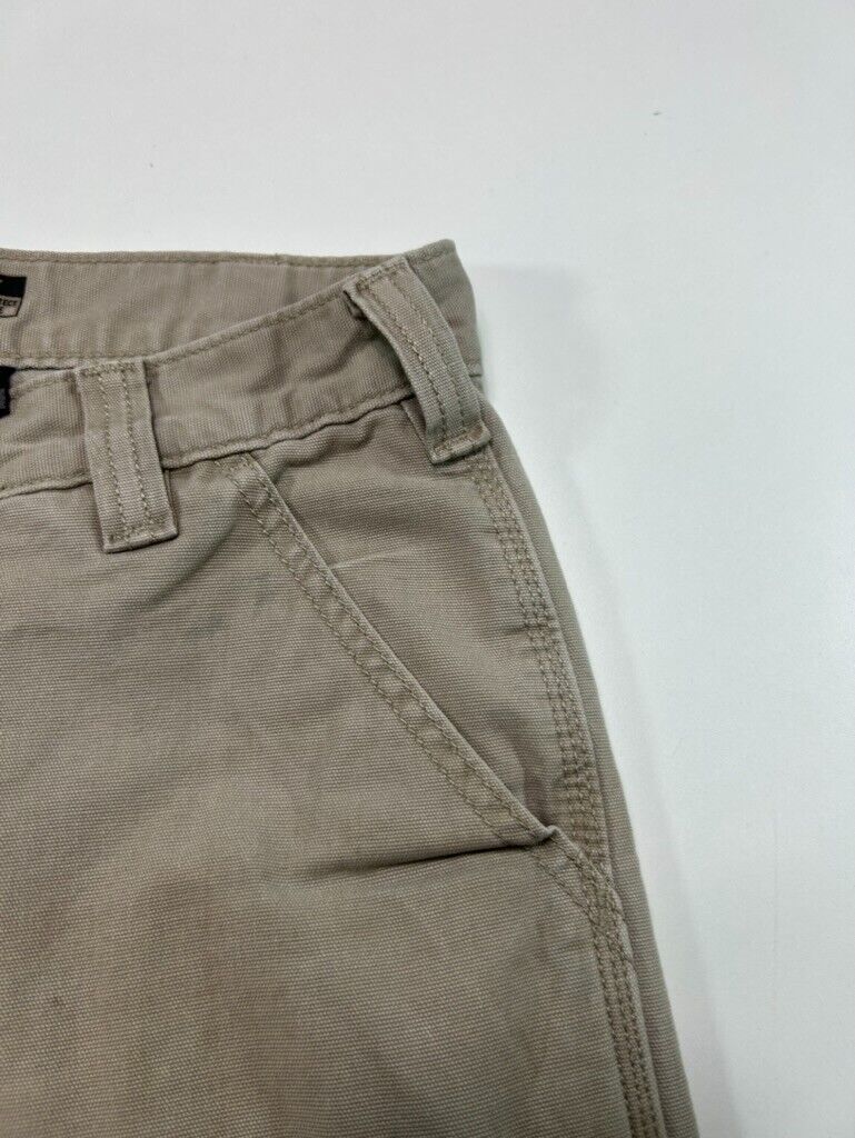 Carhartt Relaxed Fit Five Pocket Canvas Workwear Pants Size 32 Beige