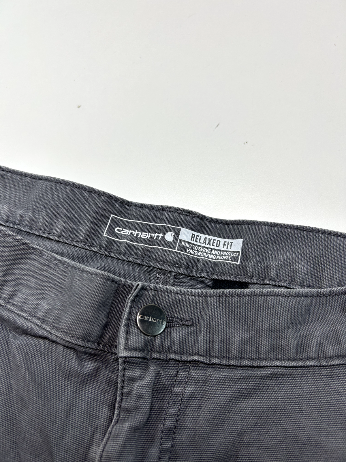 Carhartt Relaxed Fit Rugged Flex Canvas Workwear Five Pocket Pants Size 38