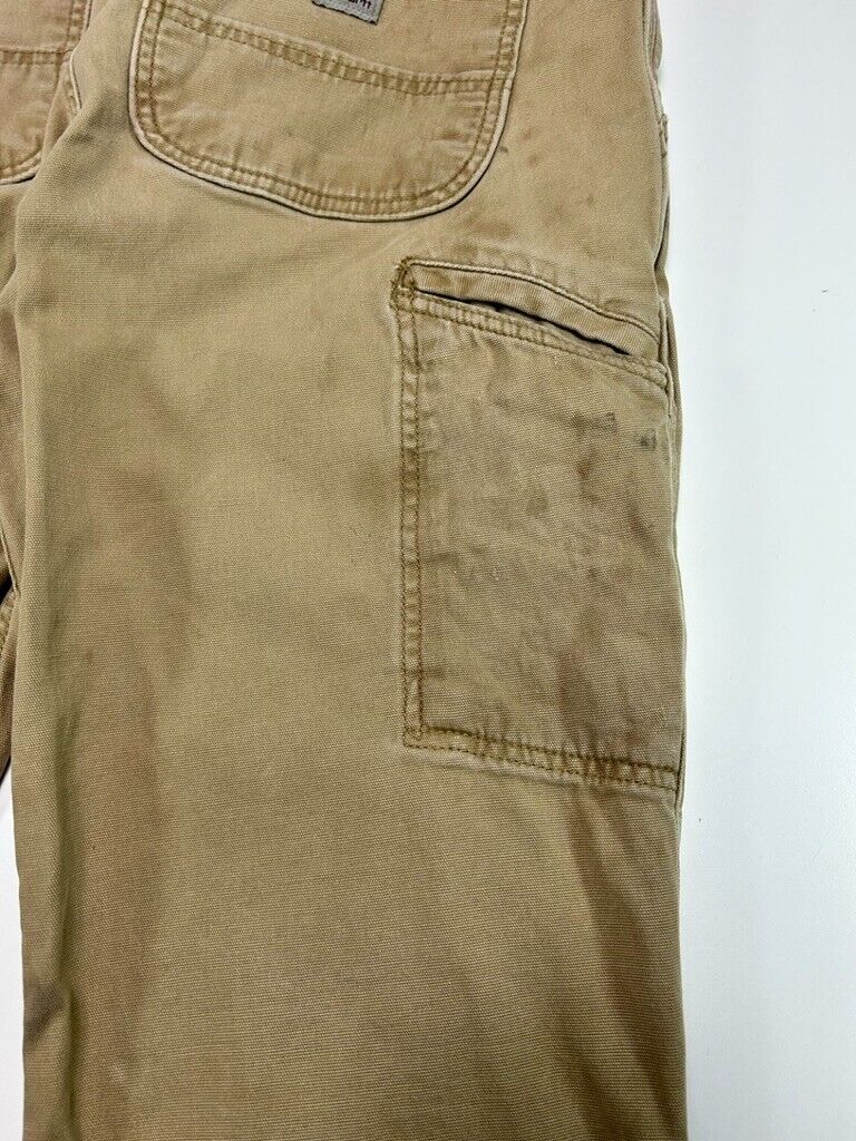 Carhartt Regular Fit Canvas Workwear Five Pocket Pants Size 32 Beige