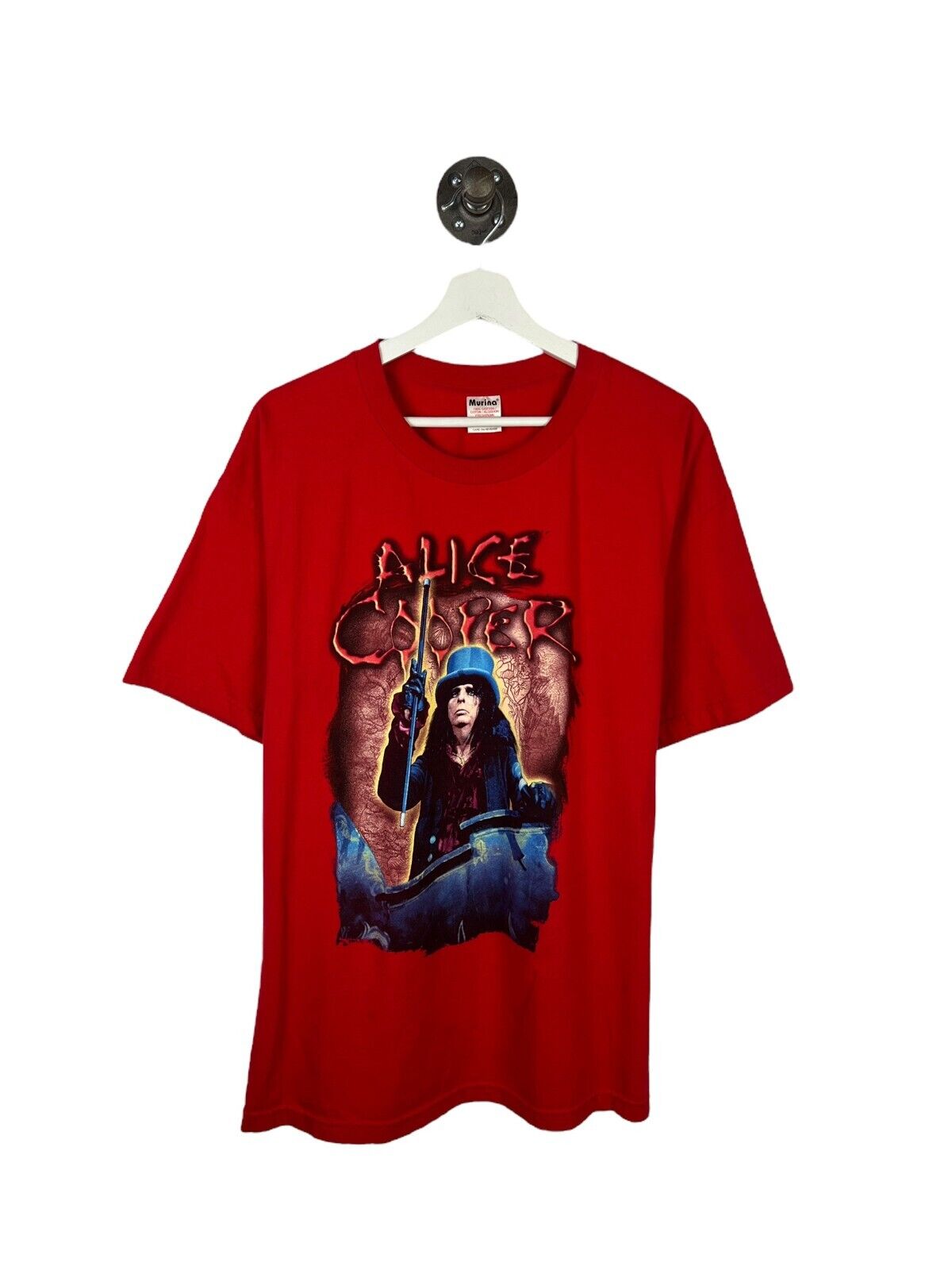 Vintage 1999 Alice Cooper Rock N' Roll Carnival Tour Rock Music T-Shirt Size XL