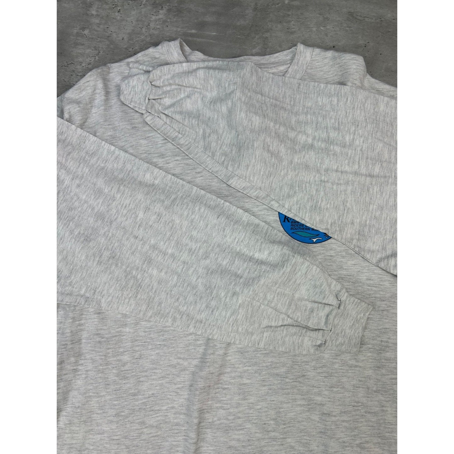 Vintage 1995 BMW Downeast Rally Biker Graphic Long Sleeve T-Shirt Size XL