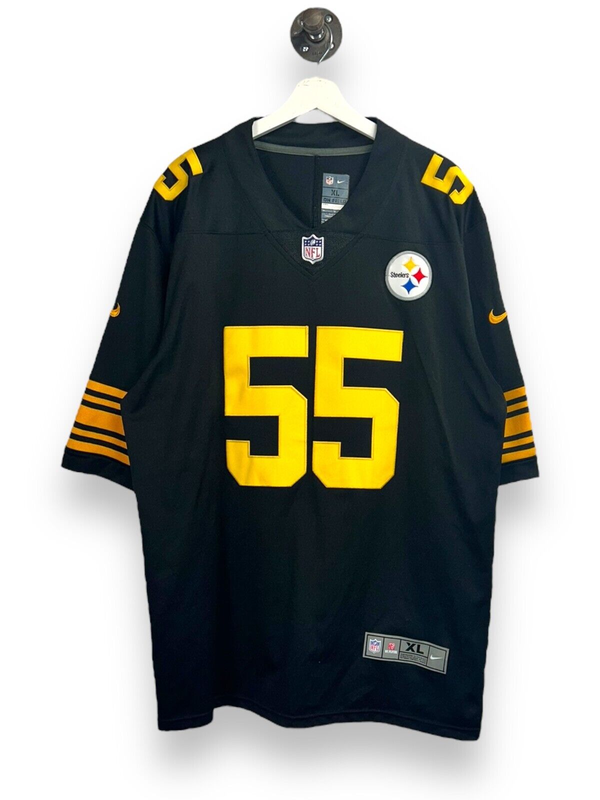 Vintage Devin Bush Jr. #55 Pittsburgh Steelers NFL Football Jersey Size XL