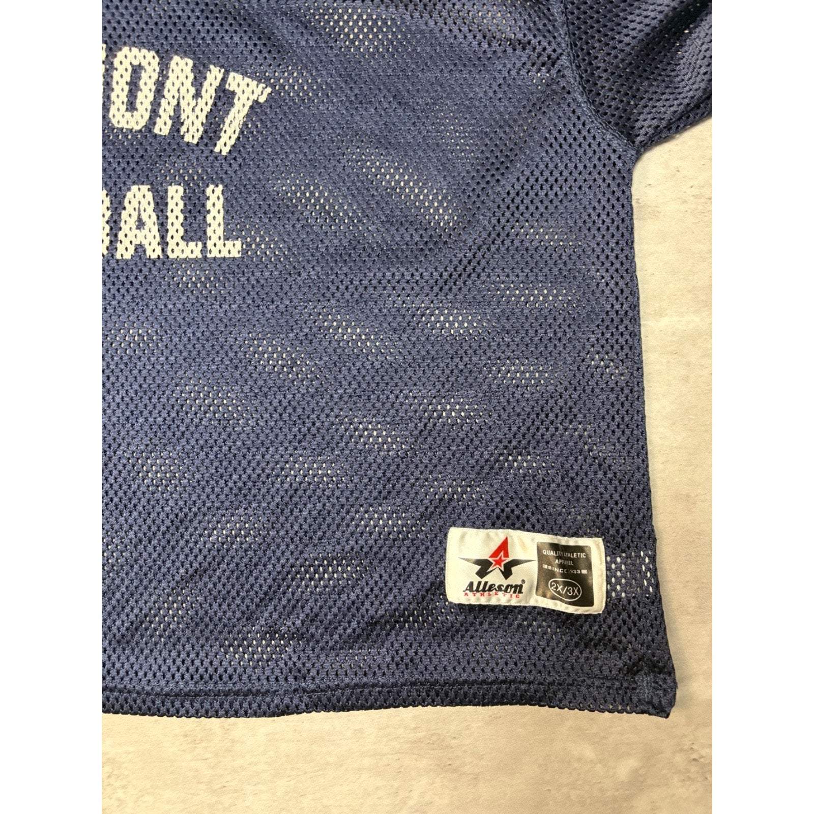 Vintage 90s Bellmont Football Mesh Football Jersey Size 2XL