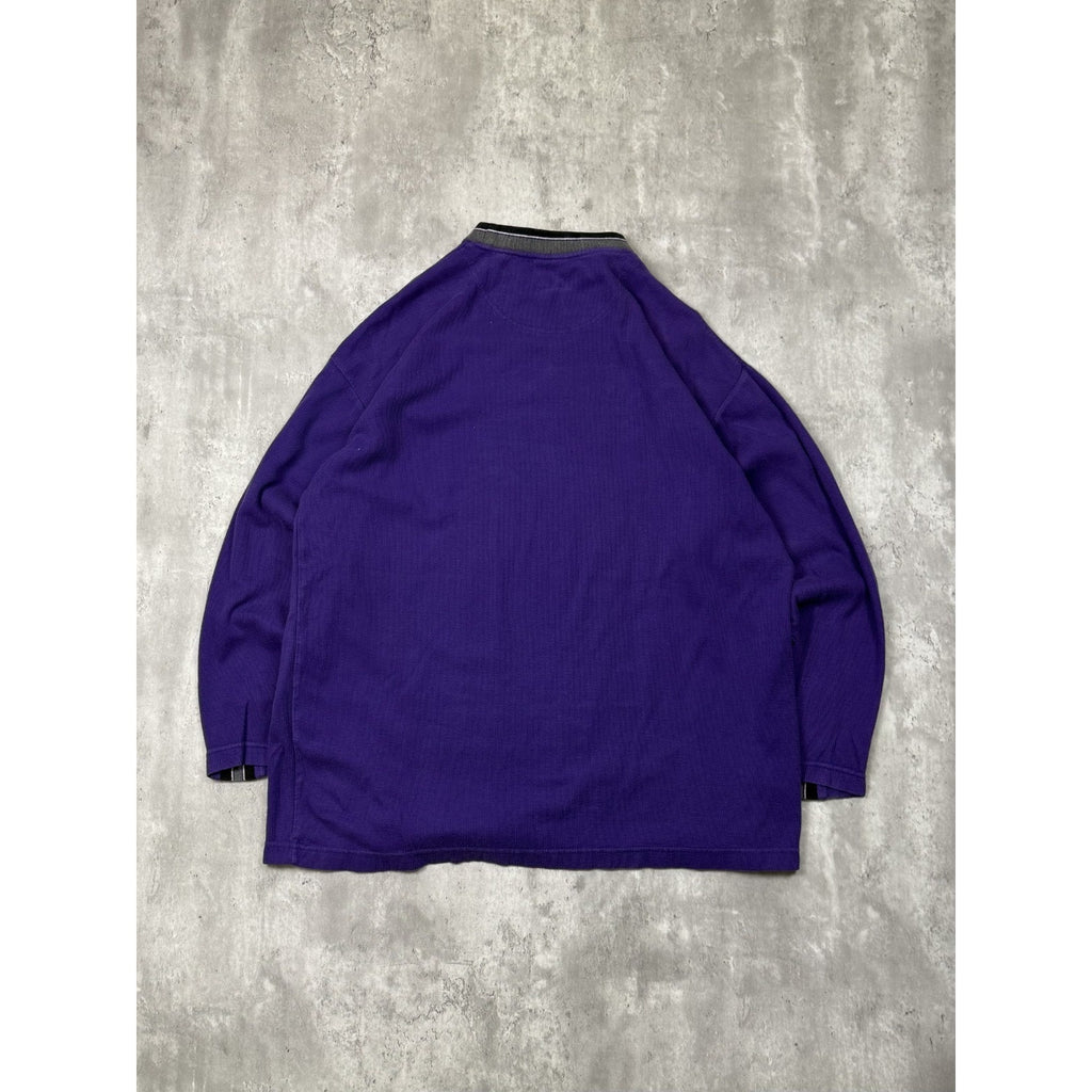 Vintage Minnesota Vikings NFL Embroidered Pullover Sweatshirt Size Large