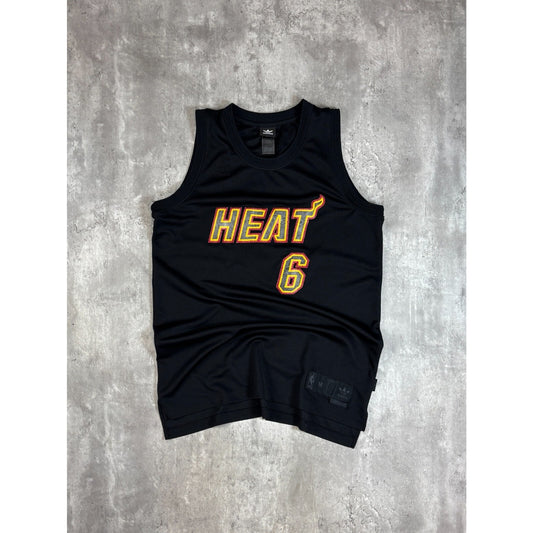 Vintage Lebron James #6 Miami Heat NBA Adidas Basketball Jersey Size Medium
