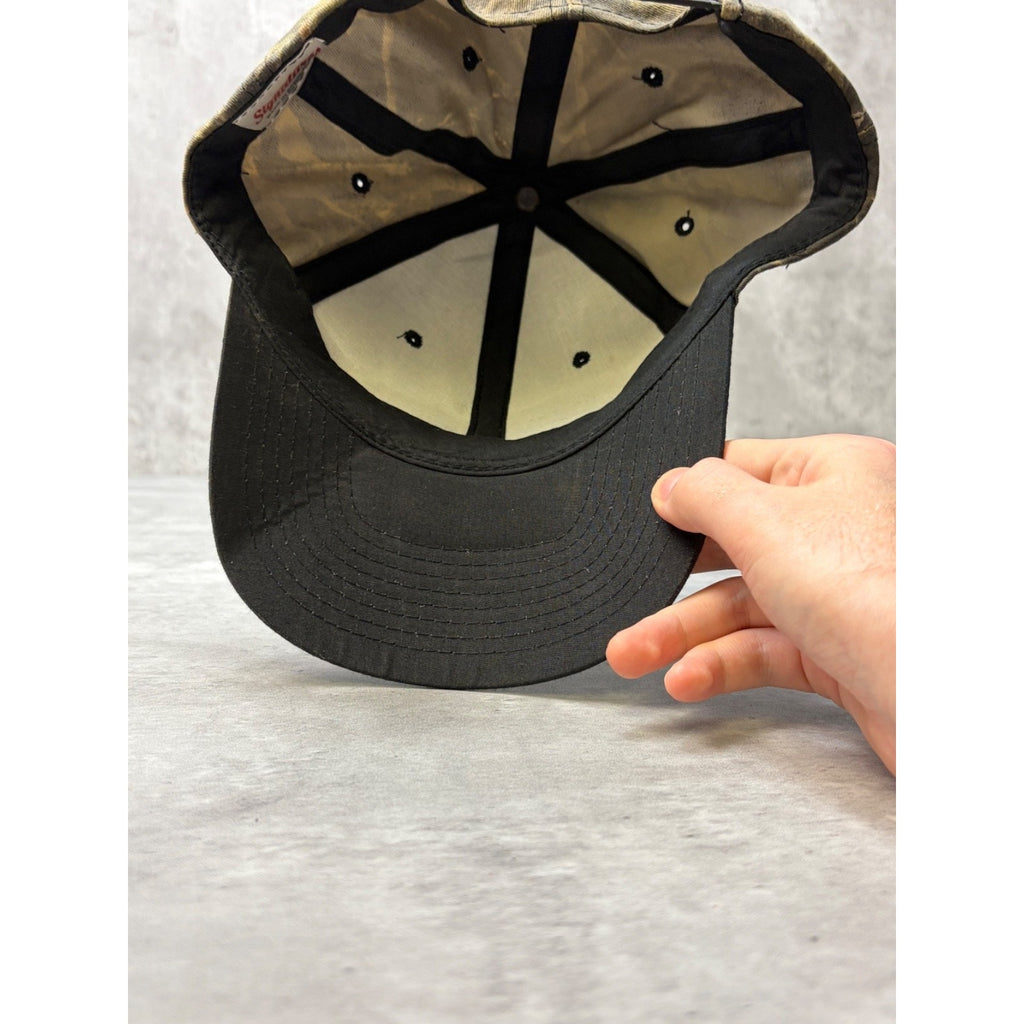 Vintage Blank Camo Hunting Snapback Hat OSFA