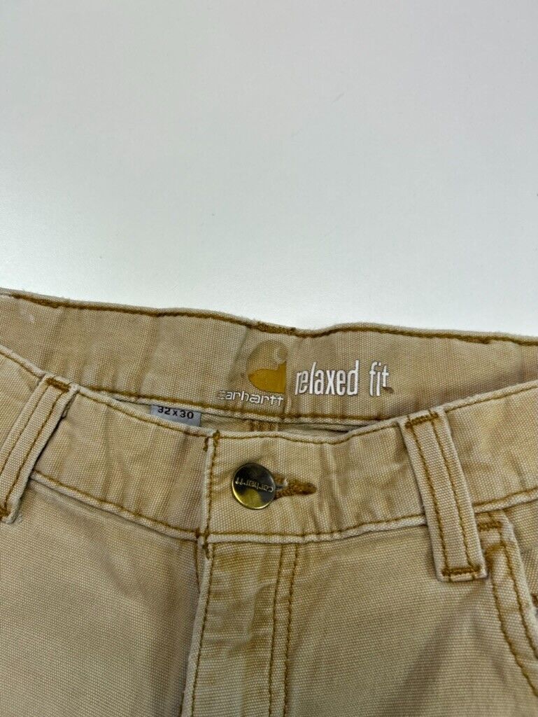 Carhartt Relaxed Fit Canvas Workwear Five Pocket Pants Size 33