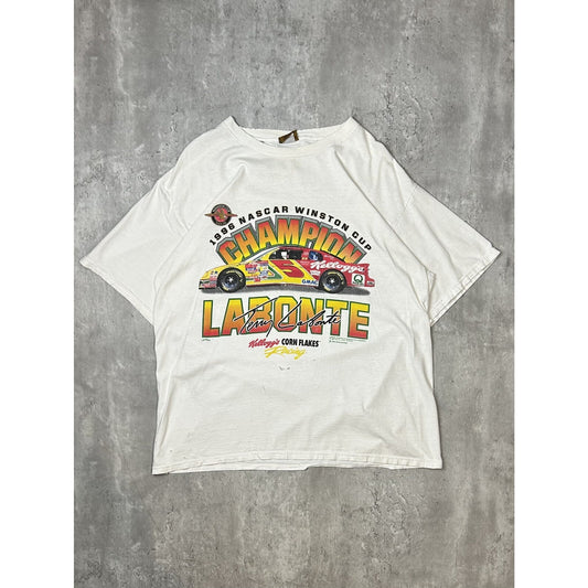 Vintage 1996 Terry Labonte #5 Nascar Winston Cup Champion T-Shirt Size XL White