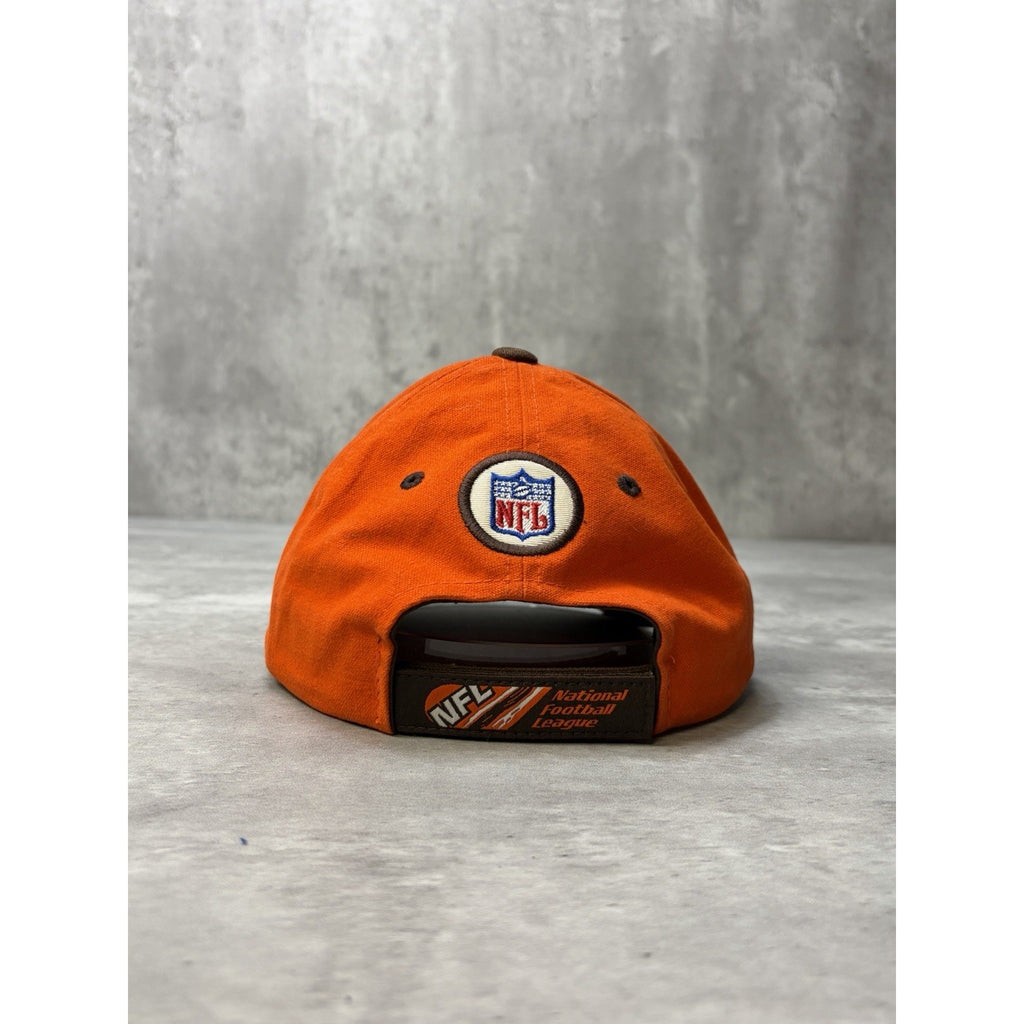 Vintage Cleveland Brown NFL Embroidered Patches Puma Strapback Hat OSFA