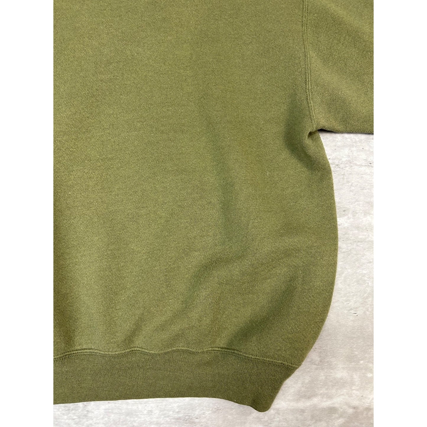 Vintage 90s USMC Military Crest Graphic Sweatshirt Size Medium Green