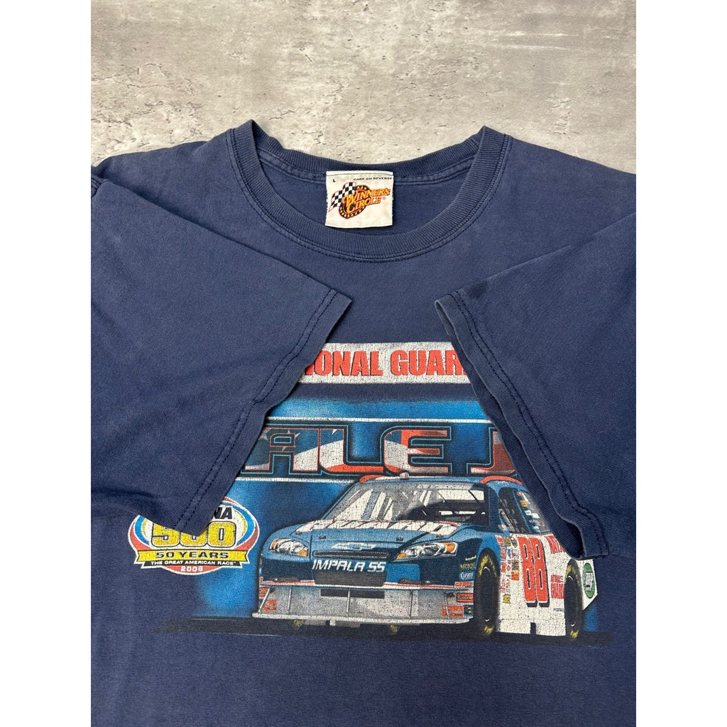 Vintage Dale Earnhardt Jr #88 National Guard Racing Nascar T-Shirt Size Large