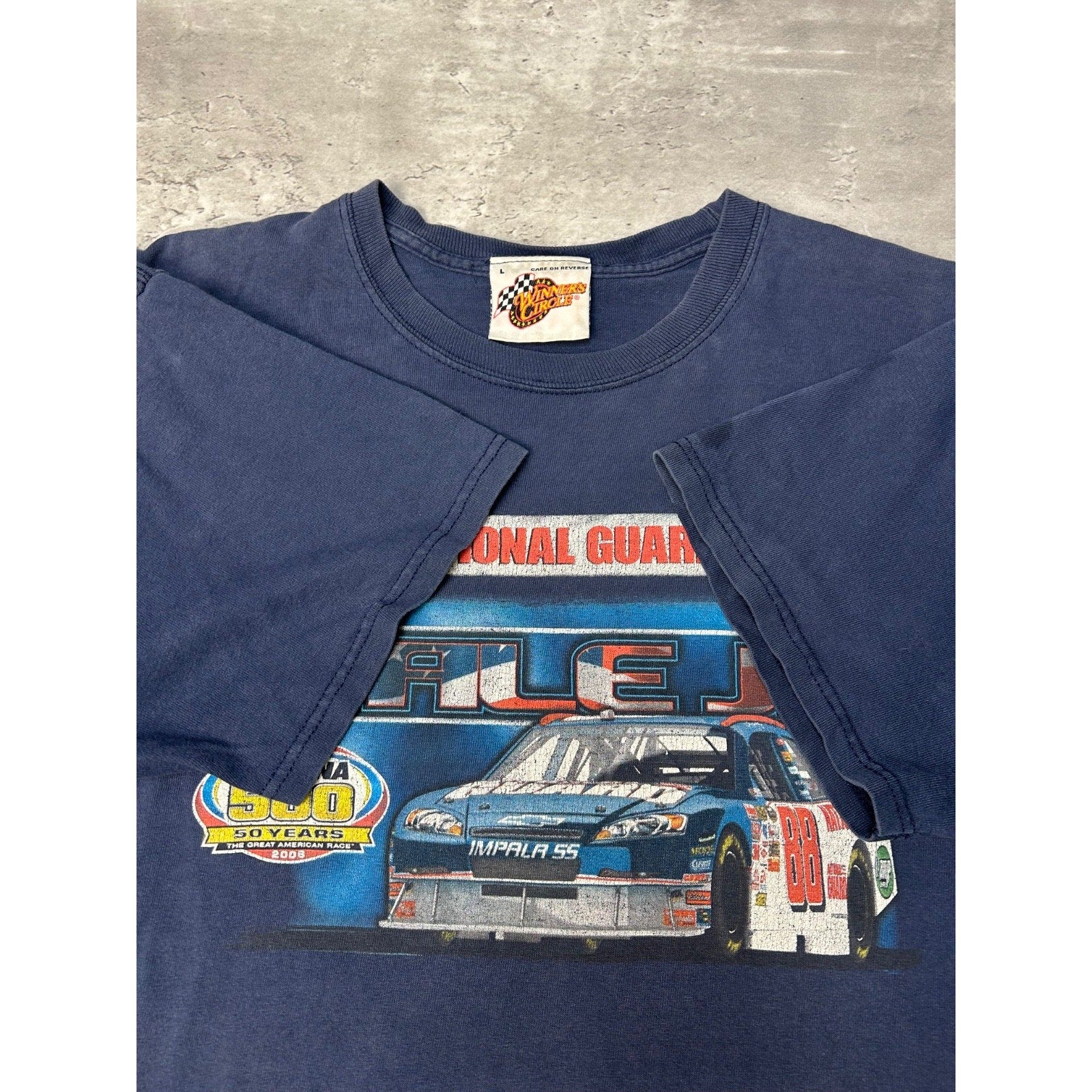 Vintage Dale Earnhardt Jr #88 National Guard Racing Nascar T-Shirt Size Large