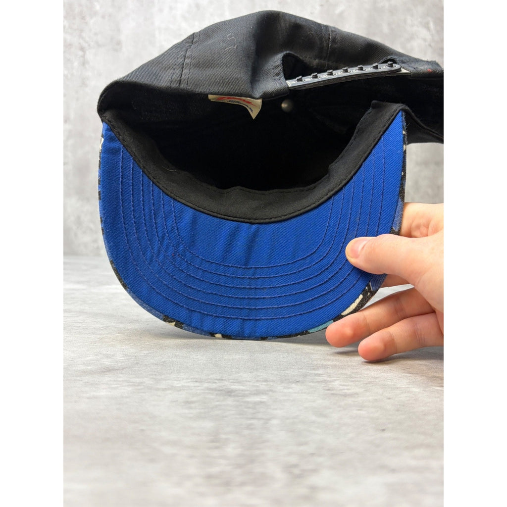 Vintage Toronto Blue Jays MLB Embroidered Patch Zubaz Snapback Hat OSFA