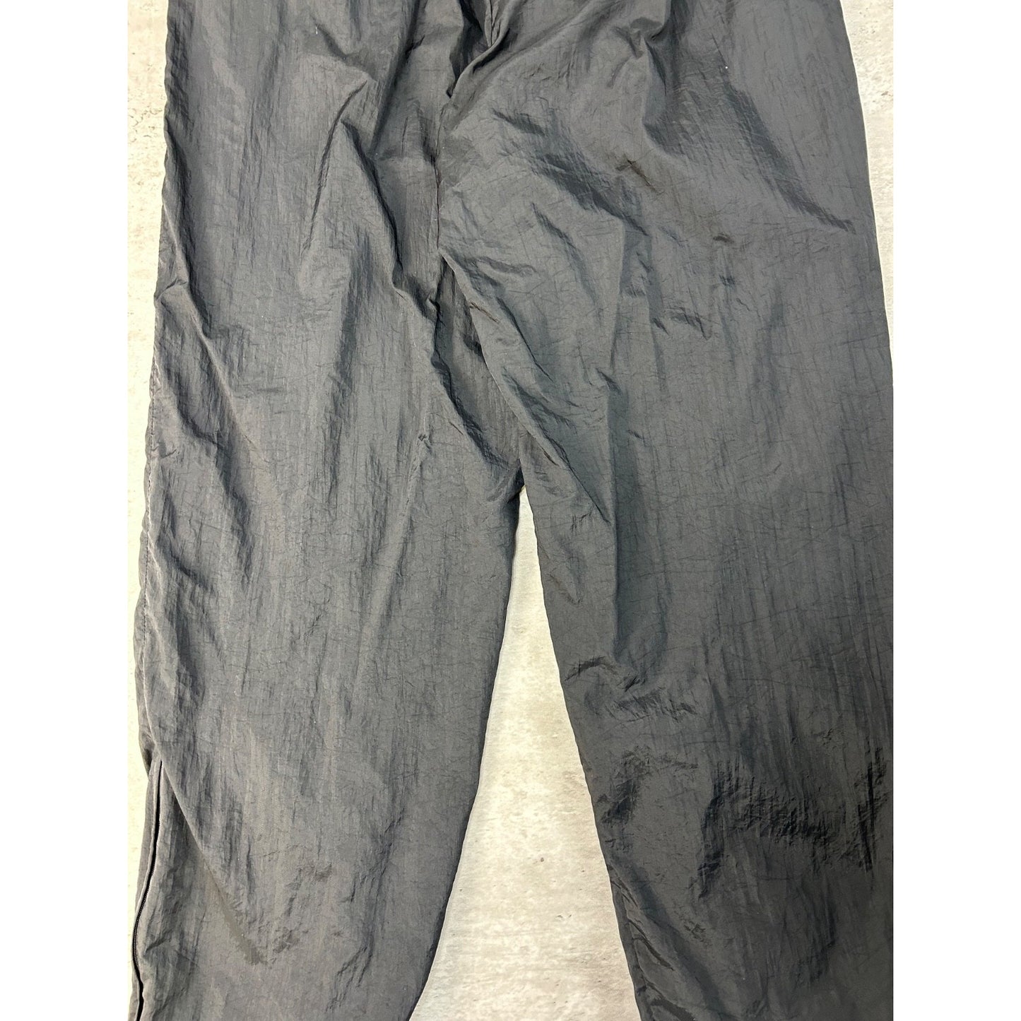 Vintage 90s Nike Tonal Embroidered Swoosh Nylon Track Pants Size Large