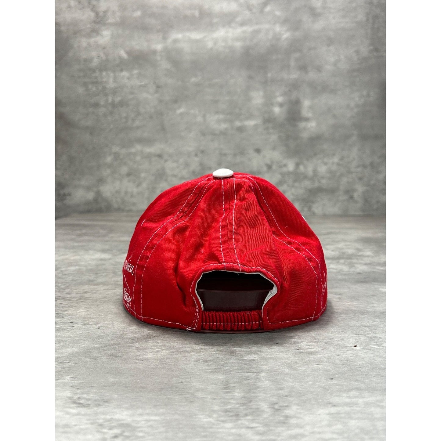 Vintage 1990 FIFA World Cup Italia 90 Coca Cola Flexfit Hat OSFA