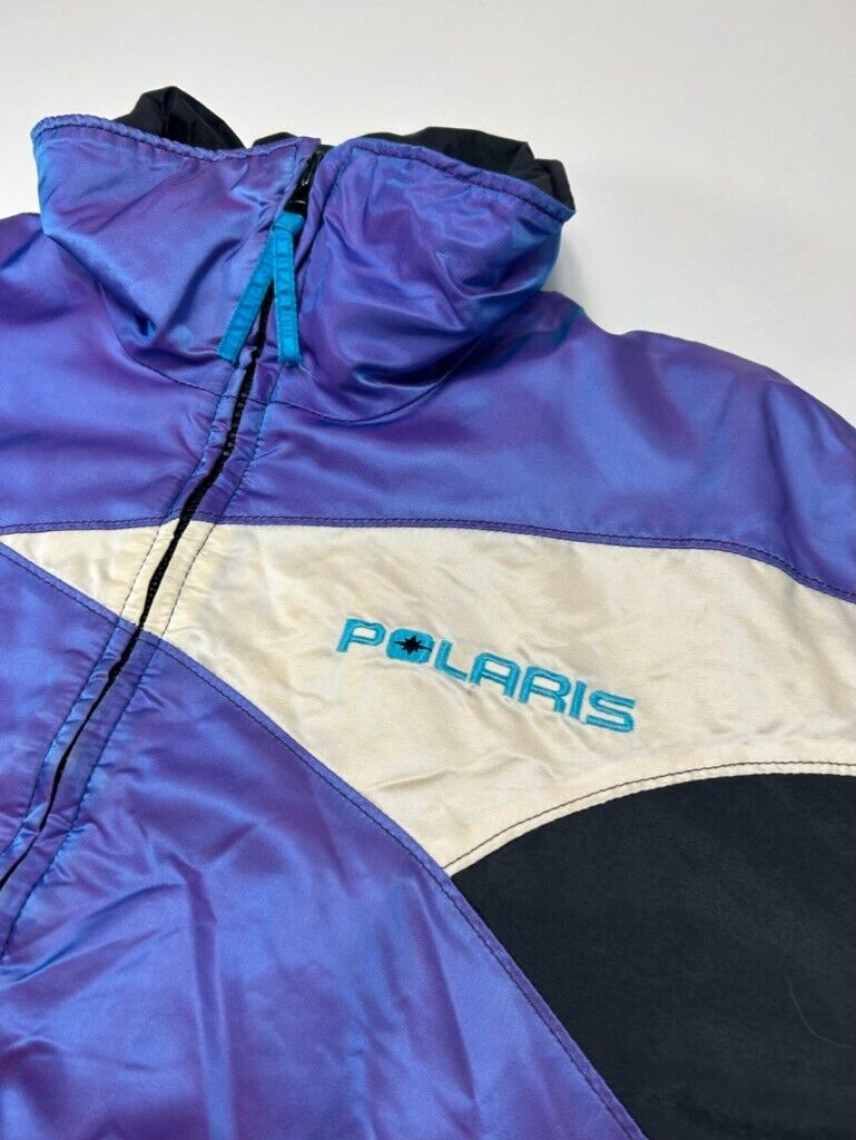 Vintage 90s Polaris Thermoloft Nylon Full Zip Jacket Size Medium