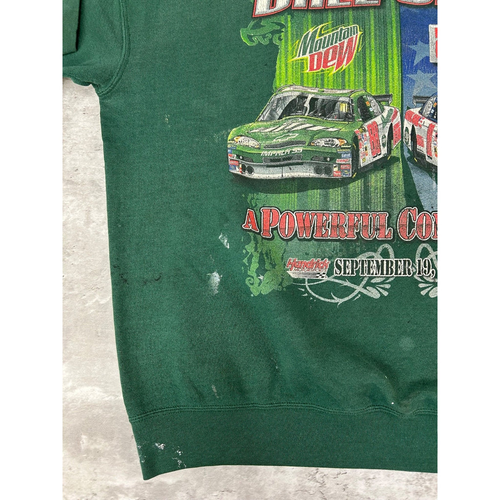 Vintage Dale Earnhardt Jr. #88 Nascar Racing Graphic Sweatshirt Size XL