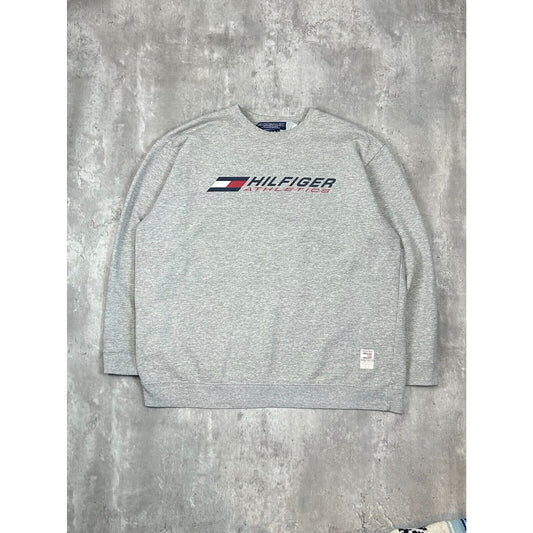 Vintage Tommy Hilfiger Athletics Spell Out Logo Graphic Sweatshirt Size XL