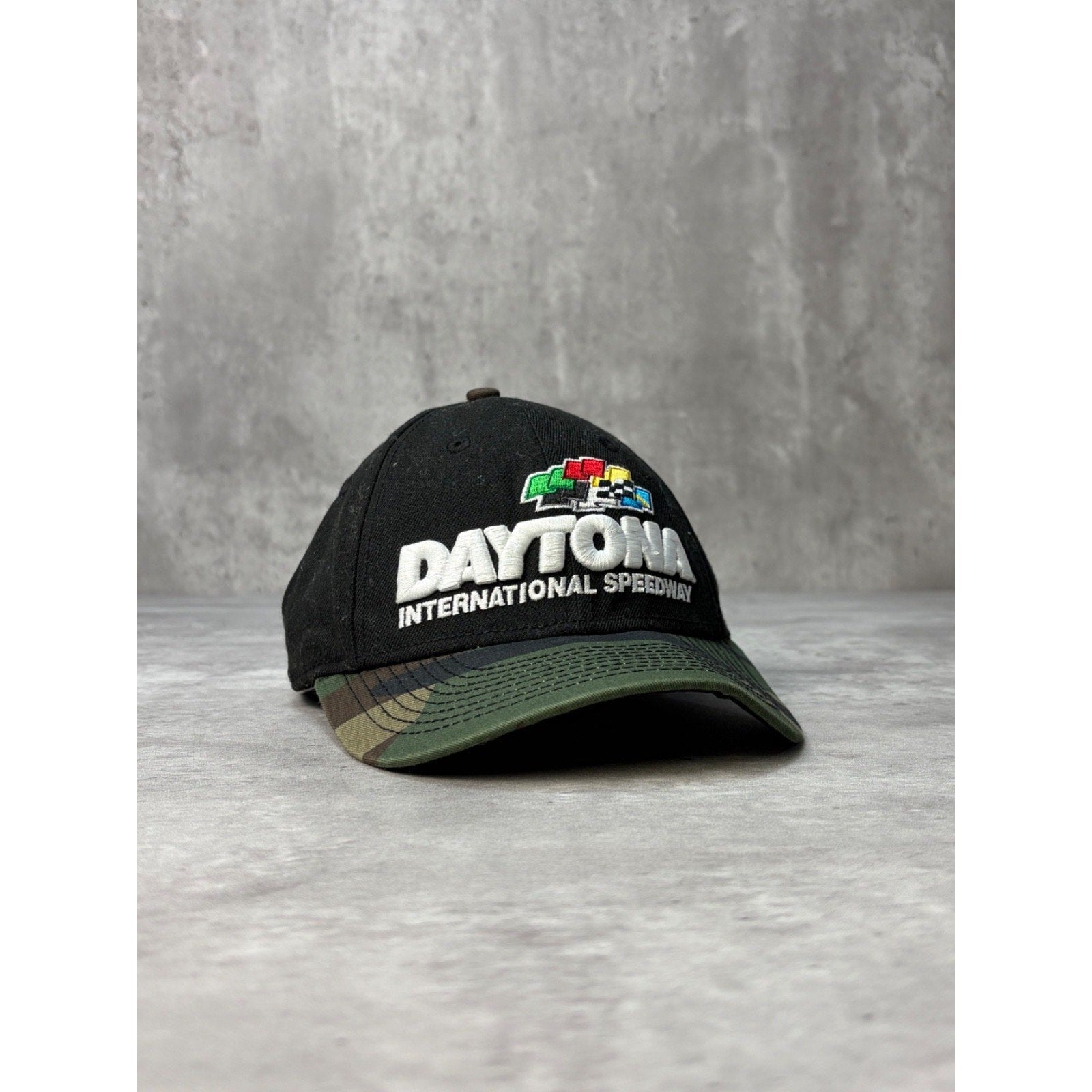 Vintage Daytona International Speedway Nascar New Era Strapback Hat OSFA YOUTH
