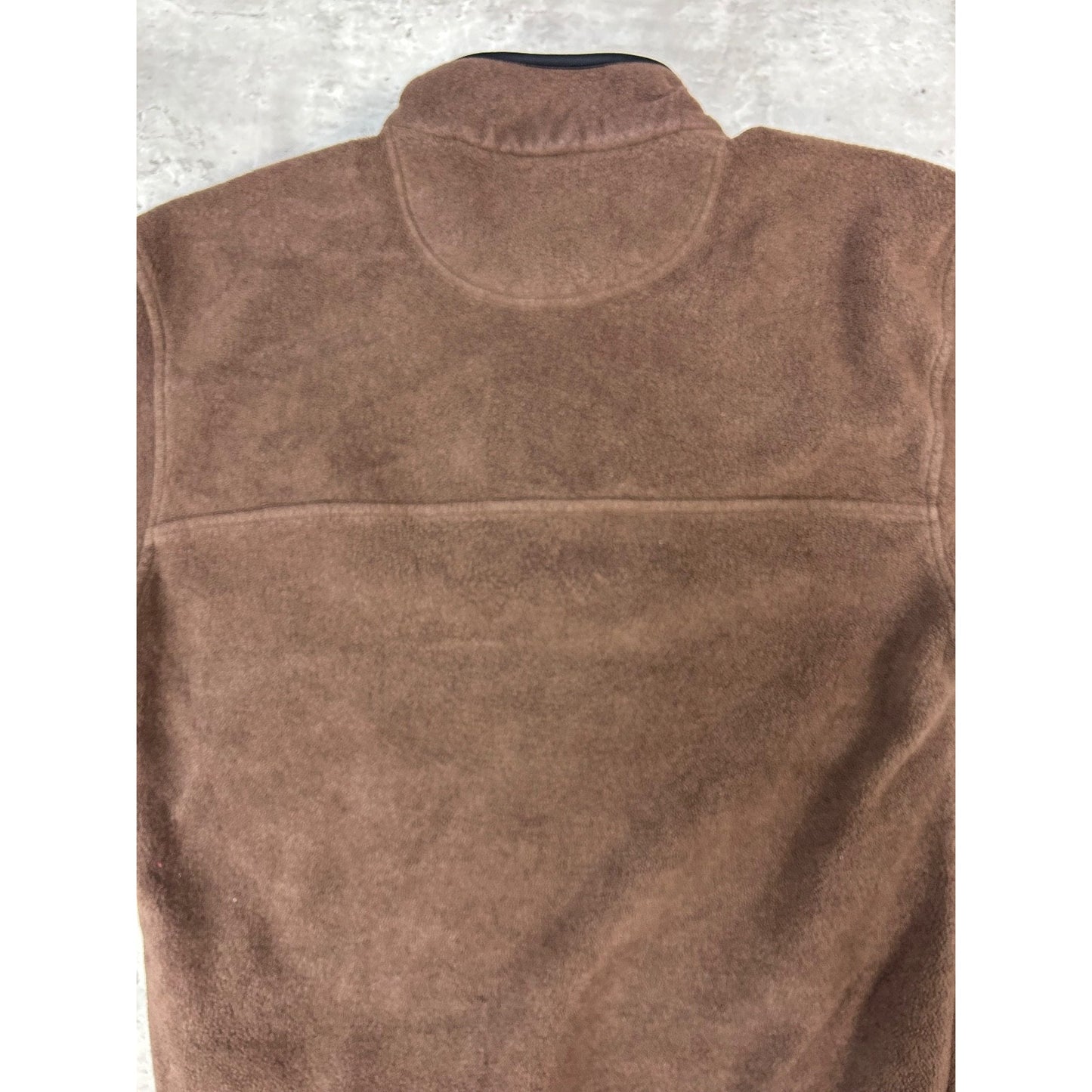 Vintage Cleveland Browns NFL Embroidered Spellout 1/2 Zip Fleece Sweatshirt XL