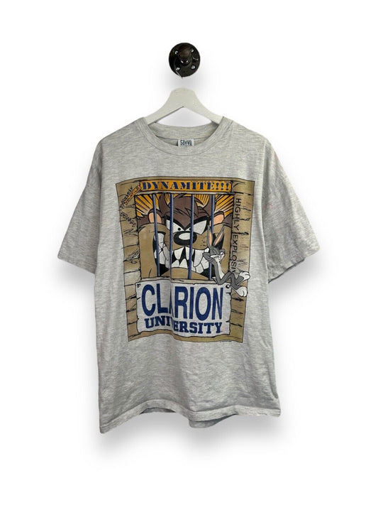 Vintage 1994 Clarion University NCAA Looney Tunes Taz Graphic T-Shirt Size XL