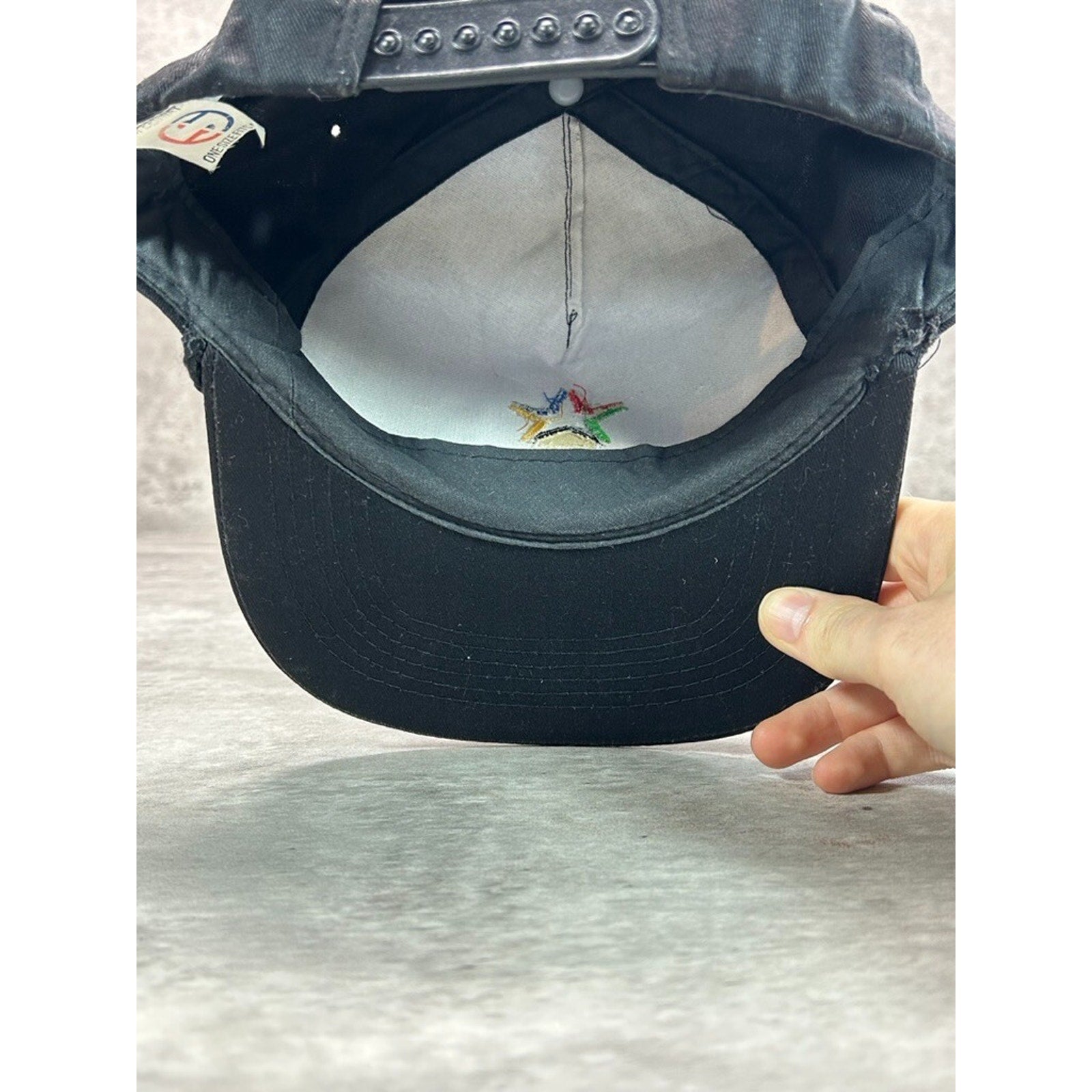 Vintage 1993 Worlds University Games Embroidered Spellout Snapback Hat OSFA