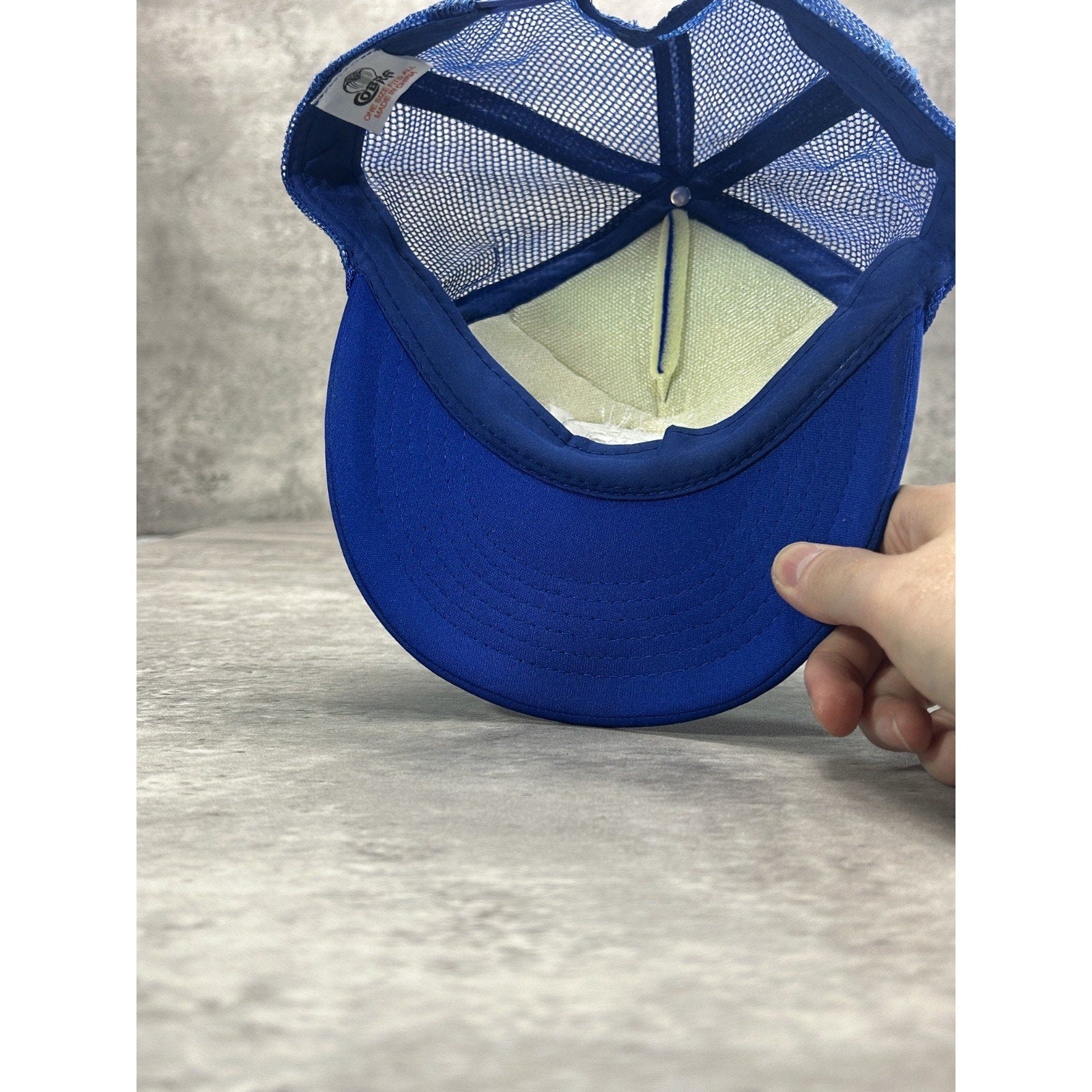 Vintage 90s Myrtle Beach Embroidered Spellout Destination Snapback Hat OSFA