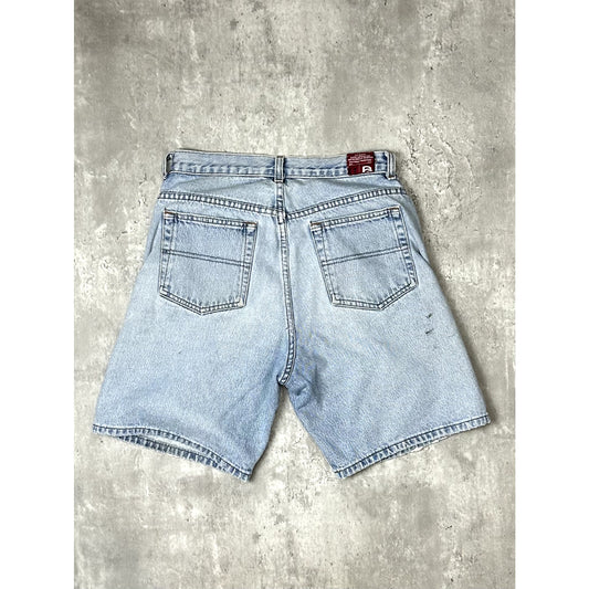 Vintage 90s Denver Hayes Light Wash Denim Shorts Size 30