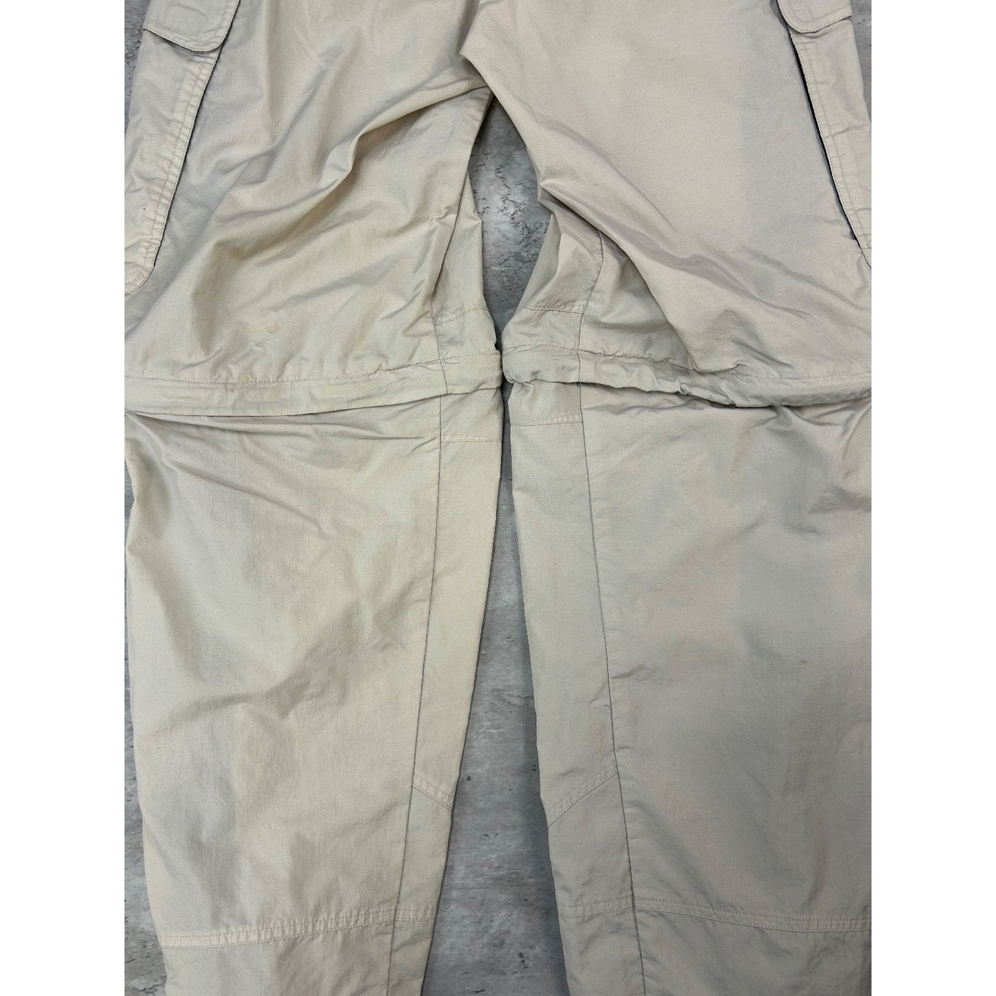 Vintage 2000s B.U.M Equipment Baggy Fit Convertible Nylon Track Pants Sz Medium