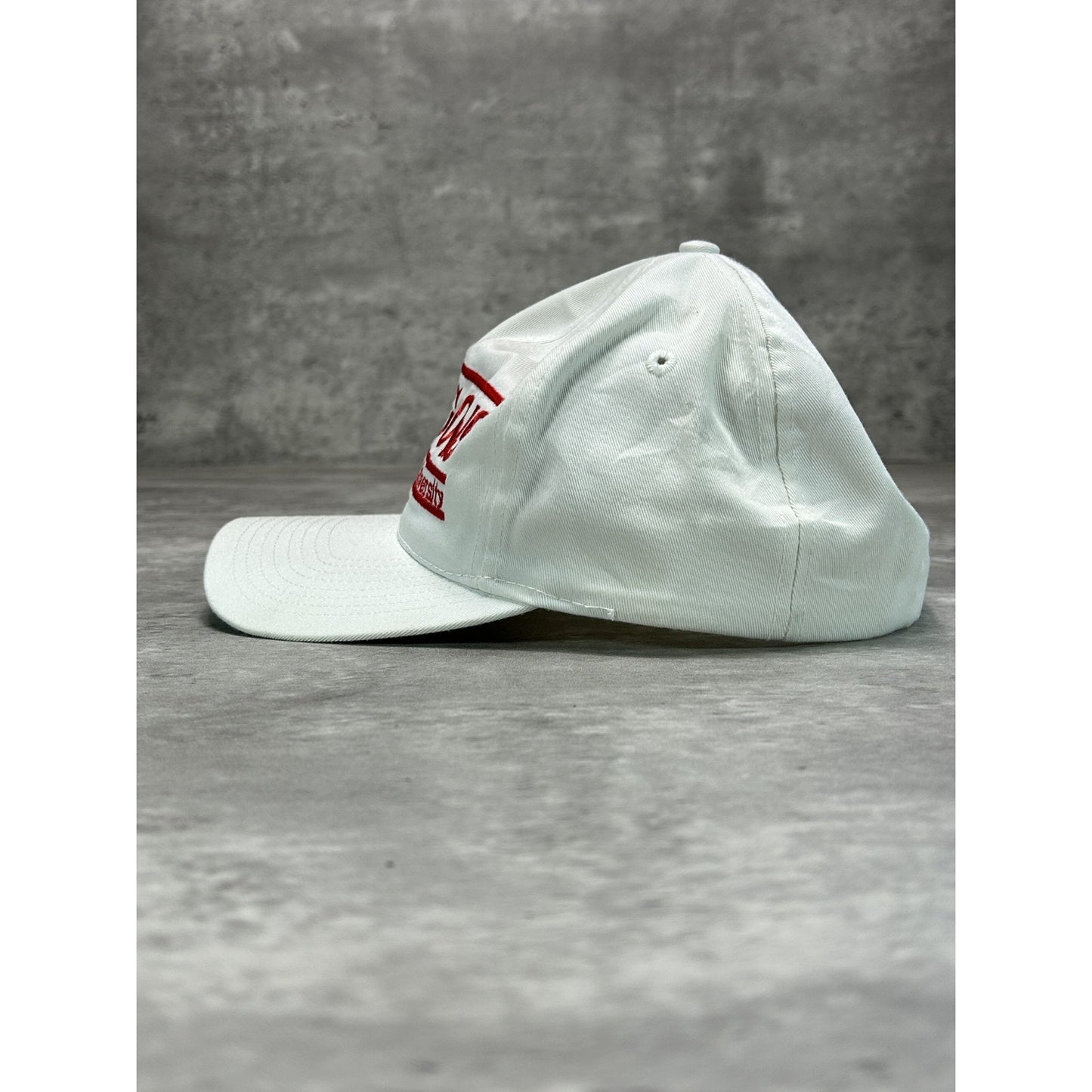 Vintage 90s Moorhead State Dragons NCAA Embroidered Spellout Snapback Hat OSFA