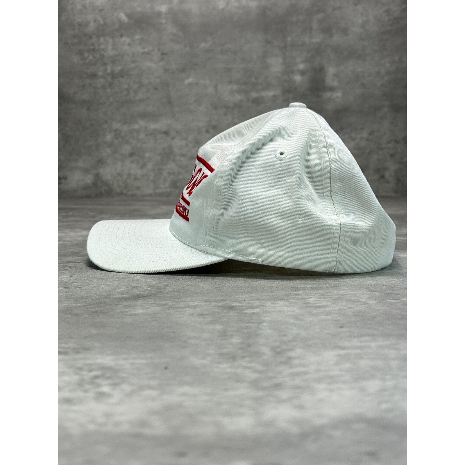 Vintage 90s Moorhead State Dragons NCAA Embroidered Spellout Snapback Hat OSFA