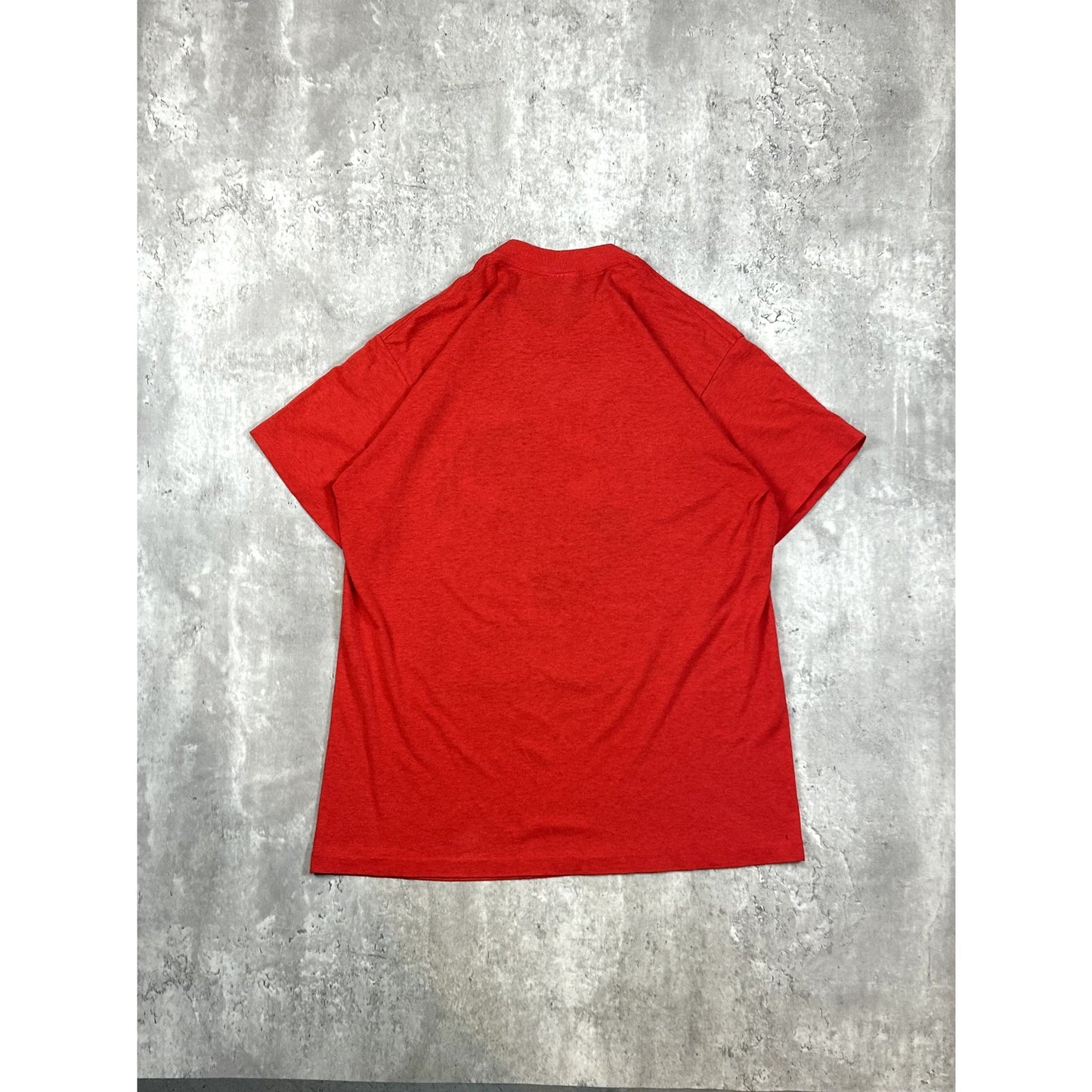 Vintage 1991 Chicago Bulls NBA World Champion Graphic T-Shirt Size Large 90s Red