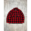 Vintage 80s/90s Codet Buffalo Plaid Heavy Flannel Jacket Size XL