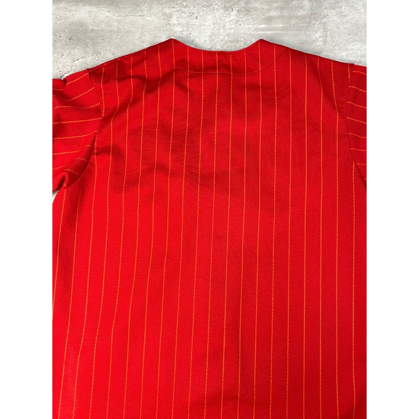 Vintage Atlanta Braves MLB Pinstripe Stitched Baseball Jersey Size Large