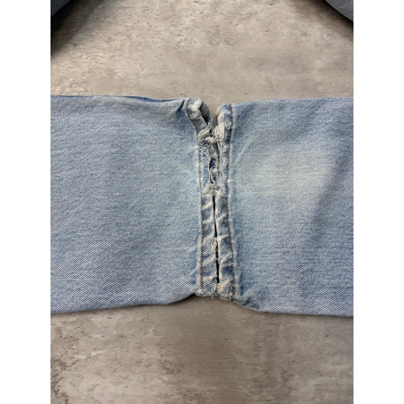 Vintage Levis 512 Red Tab Slim Fit Light Wash Denim Pants Size 33