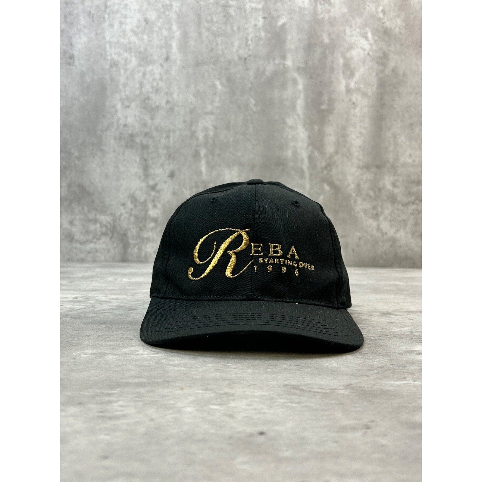 Vintage 1996 Reba Starting Offer Country Music Tour Spellout Snapback Hat OSFA
